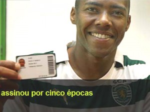 O brasileiro Elias contratado pelo Sporting. Foto: André Santos-Divulgação Sporting