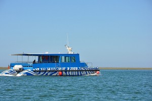 Ilustração: Barco em Faro. Foto: TurismodoAlgarve.pt