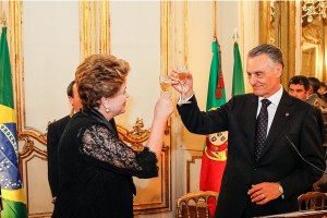 Presidente Dilma Rousseff durante Jantar oferecido pelo Presidente da República de Portugal, em Lisboa, 10 de junho. Foto: Roberto Stuckert Filho/PR