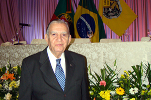 Armênio Cardoso, presidente da Real Sociedade Clube Ginástico Português, no Rio. Foto: Ígor Lopes