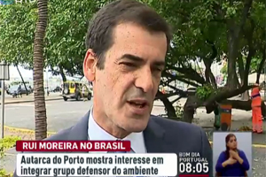 Rui Moreira, presidente da Câmara do Porto. Foto Reprodução: RTP