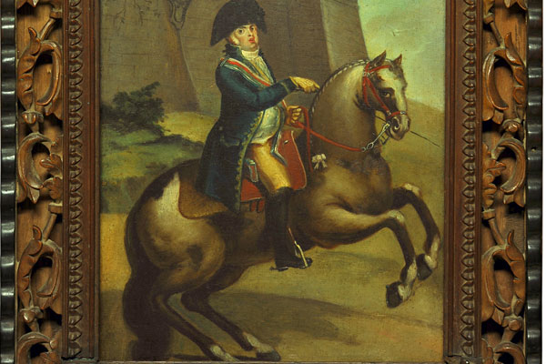 Retrato equestre do príncipe Regente d. João, do artista português João Tomás da Fonseca (1752-1835).