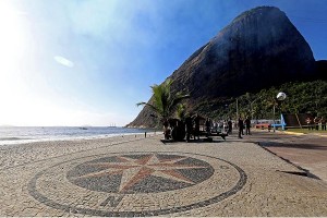 Abertura das comemorações pelos 450 anos de fundaçãoo do Rio de Janeiro, em alvorada festiva no local onde a cidade foi fundada, na Urca, zona sul do Rio de Janeiro. Foto: Shana Reis