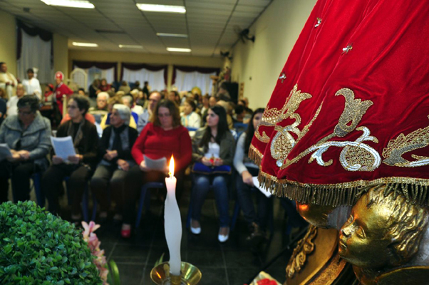 Na Casa dos Açores, missa em louvor ao Senhor Santo Cristo dos Milagres. Foto Studio Video Sete