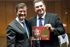 O deputado José Andrade e o presidente da casa Marcelo Guerra.