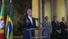 Presidente da República de Portugal, Marcelo Rebelo de Sousa, fala aos portugueses presentes na a receção à comunidade portuguesa no Rio de Janeiro, no Palácio em São Clemente, no Rio de Janeiro, Brasil, onde inicia hoje uma visita oficial de 4 dias ao Brasil, 2 de julho de 2022. PAULO NOVAIS/LUSA