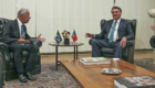 Presidente de Portugal, Marcelo Rebelo de Sousa (E), durante o encontro bilateral com o Presidente do Brasil, Jair Bolsonarono (D) no Palácio do Itamaraty, Brasília, 06 de setembro de 2022. MANUEL DE ALMEIDA / LUSA